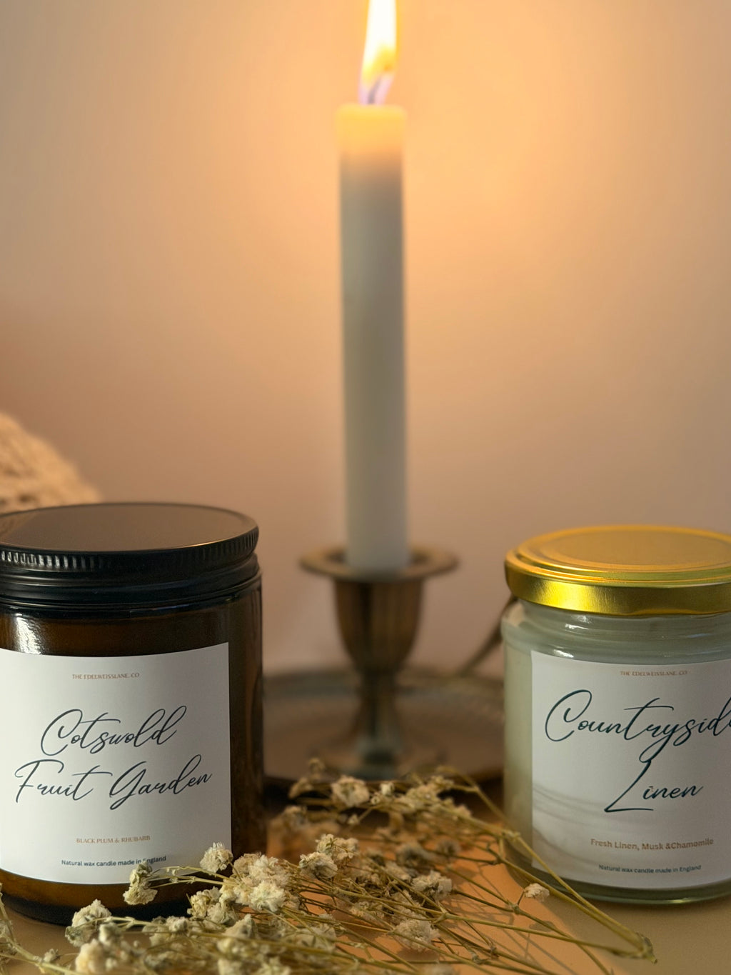 Countryside Linen – Fresh Linen, Chamomile & White Musk Scented Candle