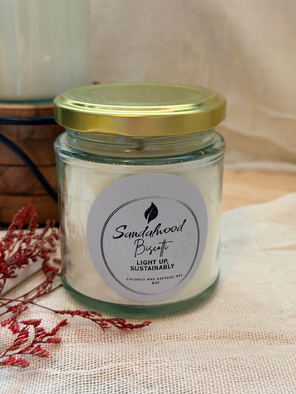 Sandalwood Biscoff – Scented Candle