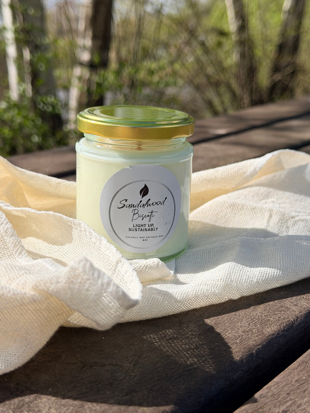 Sandalwood Biscoff – Scented Candle